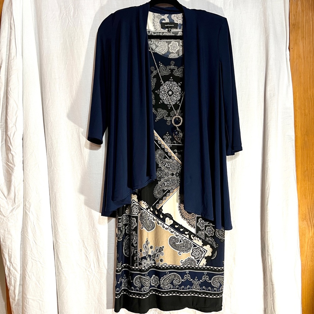 R & M Richards Printed Dress